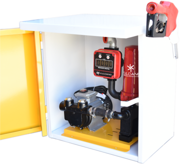 Imagen de ELECTROBOMBA 220V PARA DIESEL CON GABINETE, FILTRO Y CUENTA LITROS